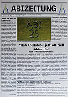 Abizeitung, Kolleg St. Sebastian